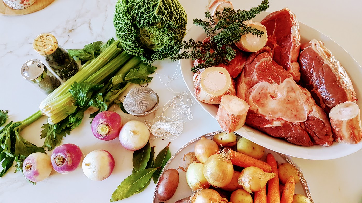 Pot au feu le vrai à l ancienne Ça a Leyre bon