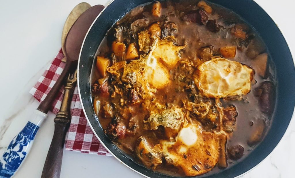 Chakchouka Aux Merguez Pommes De Terre Et Aux Pinards A A Leyre Bon