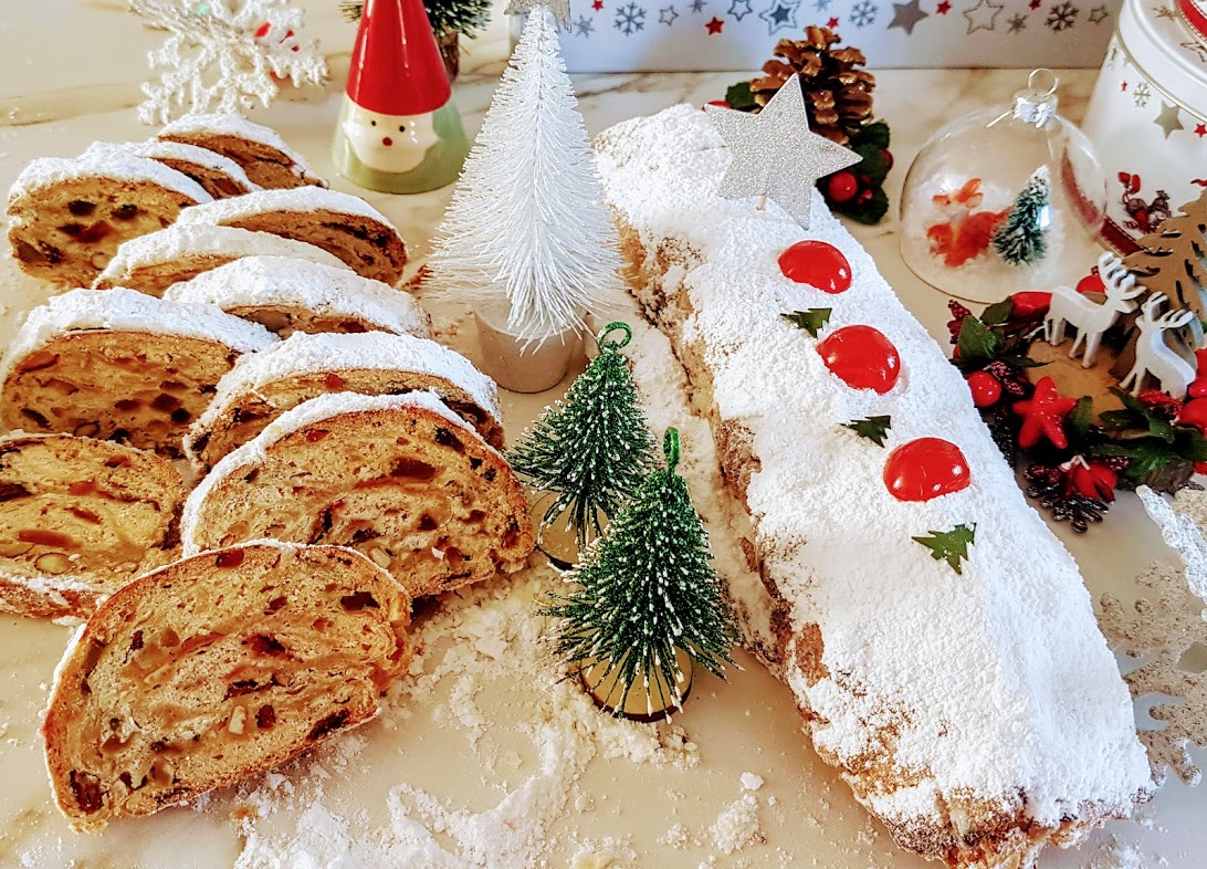 Une recette facile de Stollen, ce gâteau de Noël traditionnel